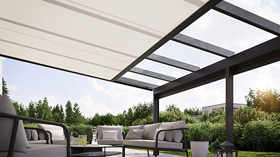 zu den Wintergartenmarkisen Bildquelle: markilux GmbH + Co. KG